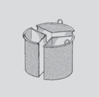 Vergiet | voor kookketel 150 liter | (Ø)50x(H)48cm | 3 delen, Zakelijke goederen, Horeca | Keukenapparatuur, Nieuw in verpakking