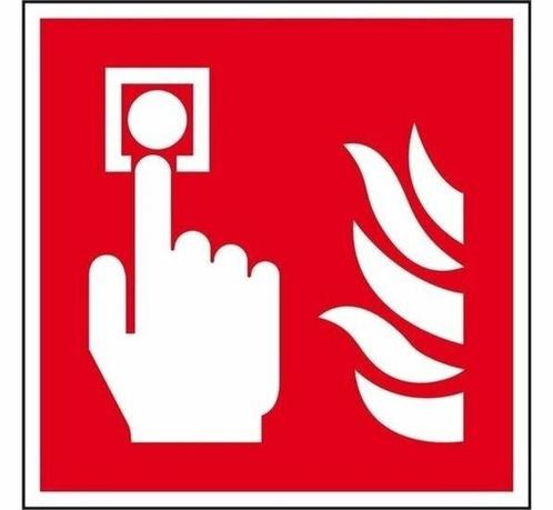 Brandmelder pictogram, Huis en Inrichting, Brandblussers en Brandkasten, Verzenden