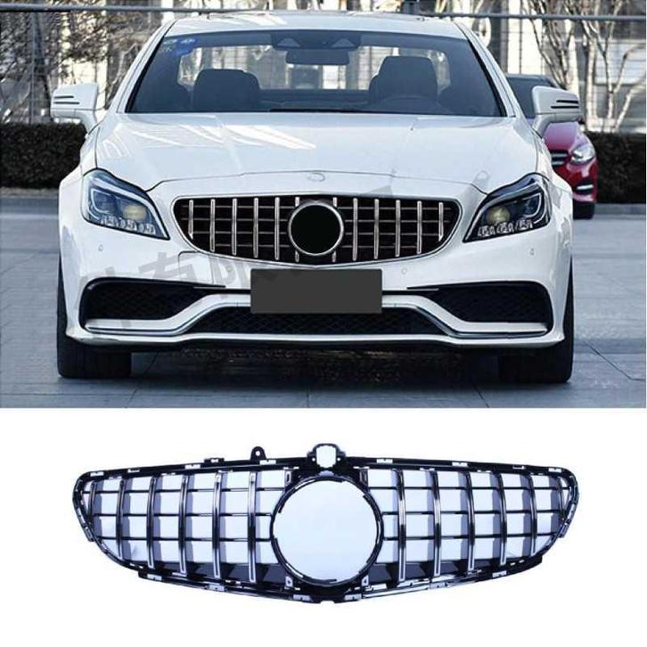 Grill voor mercedes cls 63 amg w218 facelift chroom, Auto-onderdelen, Carrosserie en Plaatwerk, Nieuw