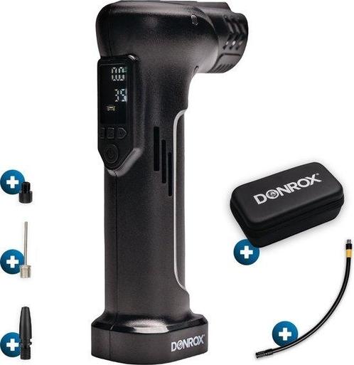 Donrox Draagbare Bandenpomp Ride A922, Fietsen en Brommers, Fietsaccessoires | Overige Fietsaccessoires, Verzenden