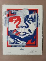 Shepard Fairey (OBEY) (1970) - Torn Icon Letterpress, Antiek en Kunst