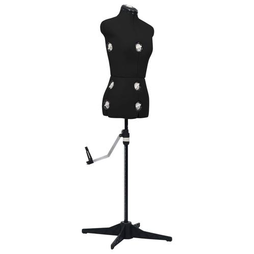 vidaXL Paspop verstelbaar vrouw maat 33-40 S zwart, Kleding | Dames, Kledinghangers, Nieuw, Verzenden