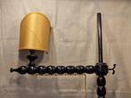 Tafellamp - Engels Spoellamp - Hout - Klemlamp, Antiek en Kunst