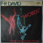 F.R. David - Words - Single, Cd's en Dvd's, Vinyl Singles, Pop, Gebruikt, 7 inch, Single