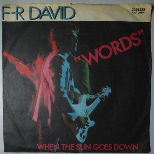 F.R. David - Words - Single, Cd's en Dvd's, Vinyl Singles, Single, Gebruikt, 7 inch, Pop