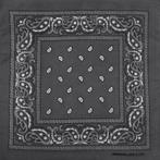 Bandana Zakdoek Paisley Print Grijs, Nieuw