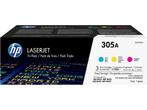 HP 305A - Originele LaserJet Tonercartridge - 3-pack, Verzenden, Zo goed als nieuw