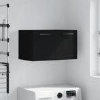 vidaXL Wandkast 60x36,5x35 cm bewerkt hout zwart, Huis en Inrichting, Kasten | Overige, Verzenden, Nieuw