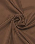 Luxe Voering Vegan Stretch Chocolade, Nieuw, Overige kleuren