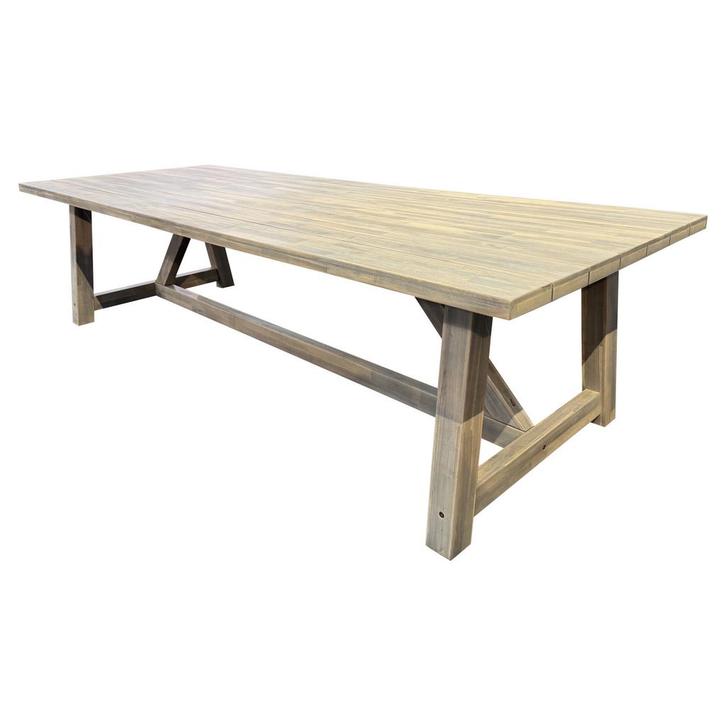 Ravello low dining tuintafel 280x100x69 cm acacia, Tuin en Terras, Tuintafels, Nieuw, Ophalen of Verzenden