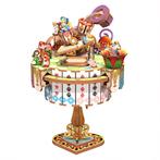 Tone-Cheer muziekdoosje Alice Tea Party DIY Modelbouw Knu..., Verzenden, Nieuw