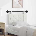 vidaXL Hangend Hoofdeinde Wandgemonteerd Wit 90 cm Nep Leer, Verzenden, Nieuw, Wit, Overige materialen
