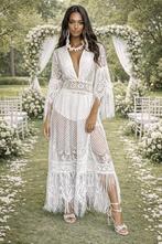 Goedkope Bruidsjurk Trouwjurk met kant | S M L - 36 38 40, Kleding | Dames, Wit, Nieuw, Ophalen of Verzenden, Antica Sartoria