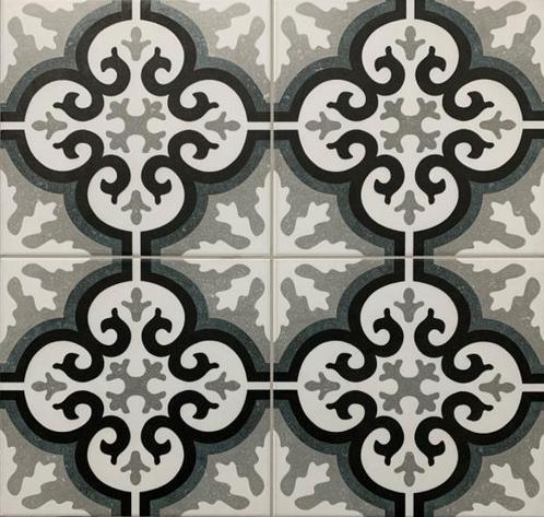 Vloertegel Cifre Cemento Decortegel Manisa Black Zwart 45x45, Doe-het-zelf en Verbouw, Tegels, 40 tot 60 cm, 40 tot 60 cm, 10 m² of meer