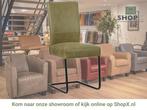 Leren eetkamerstoel Remix - Vintage Olive (olijf/groen) -, Huis en Inrichting, Stoelen, Overige kleuren, Nieuw, Ophalen of Verzenden