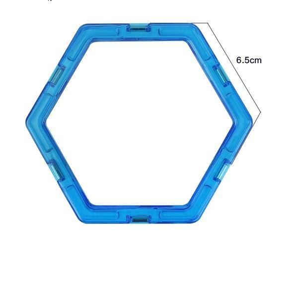 magnetisch speelgoed - los onderdeel - zeshoek, Kinderen en Baby's, Speelgoed | Bouwstenen, Nieuw, Verzenden
