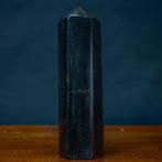 Natuurlijke zwarte toermalijn Obelisk- 498.59 g, Verzamelen, Mineralen en Fossielen