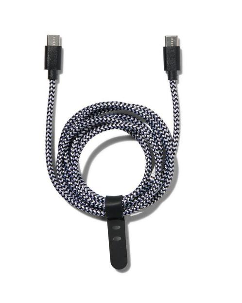 HEMA Laadkabel USB-C/USB-C 2.0 1.5m, Computers en Software, Overige Computers en Software, Nieuw, Verzenden