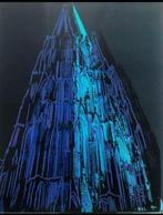 Andy Warhol - “Kölner Dom / Cologne Cathedral (blue), 1985”.