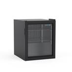 Zwarte Minibar met Glasdeur - 48 Liter - 430x480x510mm, Zakelijke goederen, Ophalen of Verzenden, Koelen en Vriezen, Nieuw in verpakking