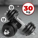 Dumbell set - 2 x 15 kg - kunststof, Sport en Fitness, Verzenden, Nieuw