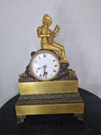 Pendule Louis Philippe Verguld - 1800-1850 - Verguld pendule, Antiek en Kunst, Antiek | Klokken