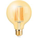 LED Lamp E27 Globe Filament Brinton 6W 2200K G95, Ophalen of Verzenden, Nieuw