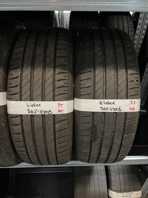 205-55-16 Kleber Zomerbanden 5.5mm Incl Montage 205 55 16, Auto-onderdelen, Banden en Velgen, 16 inch, Zomerbanden, 205 mm, Personenwagen