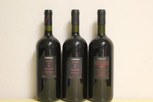 2008, 2009 & 2010 Pianirossi, Maremma - Toscane IGT - 3, Verzamelen, Wijnen