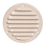 Europlast metalen ventilatierooster rond beige Ø 125mm -, Doe-het-zelf en Verbouw, Ventilatie en Afzuiging, Ophalen of Verzenden