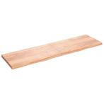 Massief Eiken Wandschap 220x60cm | Tweedekansje, Huis en Inrichting, Woonaccessoires | Wandplanken en Boekenplanken, Ophalen of Verzenden
