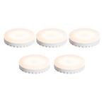 Set van 5 GX53 LED lampen 7W 750 lm 3000K, Huis en Inrichting, Lampen | Losse lampen, Nieuw