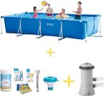 Intex Zwembad  Frame Pool  450 x 220 x 84 cm  Inclusief, Verzenden, 200 tot 300 cm, 80 tot 120 cm, Nieuw