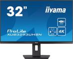 Iiyama ProLite XUB3293UHSN-B5 Zwart - 32 4K monitor, 32 inch, Iiyama, Ophalen of Verzenden, VA