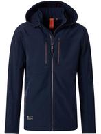 Casa Moda Softshell Jas Met Stretch En Afneembare Capuchon, Kleding | Heren, Verzenden, Nieuw, Blauw