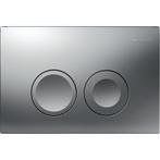 Bedieningsplaat Geberit Delta 25 Round Frontbediening, Ophalen of Verzenden, Nieuw, Chroom, Overige typen