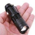 ABC-led 300 Lumens LED zaklamp mini black 9,3 CM ABC-led, Ophalen of Verzenden, Nieuw