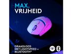 Logitech G -  G309 Lightspeed Draadloze Gamingmuis  - Wit, Rechtshandig, Muis, Logitech G, Verzenden