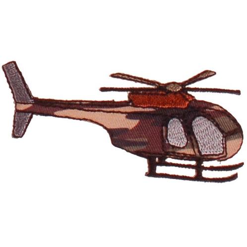 Strijkapplicatie Legerhelikopter Camouflage 7x4cm NIEUW, Hobby en Vrije tijd, Kledingapplicaties en Hotfix, Nieuw, Ophalen of Verzenden