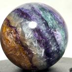 Fluoriet Fine polished Large AAA Multicolor fluorite sphere