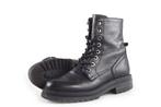 Poelman Veterboots in maat 39 Zwart | 10% extra korting, Kleding | Dames, Schoenen, Poelman, Verzenden, Zwart, Overige typen