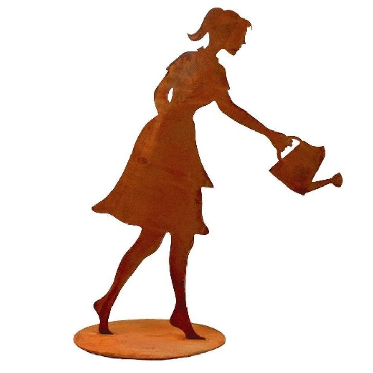 Decoratieve tuinman Gisela van metaal | Decoratiefiguur vo, Huis en Inrichting, Woonaccessoires | Wanddecoraties, Nieuw, Verzenden