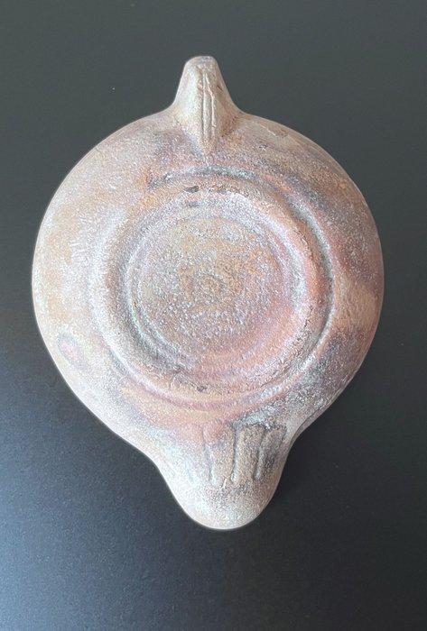 Oud-Romeins, Keizerrijk Terracotta olielamp, Antiek en Kunst, Antiek | Overige Antiek
