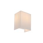 Moderne wandlamp jute wit met stoffen kap  - Vete, Nieuw, Overige materialen, Modern