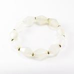 Oud-West-Aziatisch Witte multi-facet agaat kralen - 20 mm