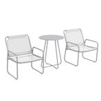 TRUUSK 3-delige Bistro-Set voor Balkon - 1 Tafel, 2 Stoelen, Tuin en Terras, Verzenden, Nieuw