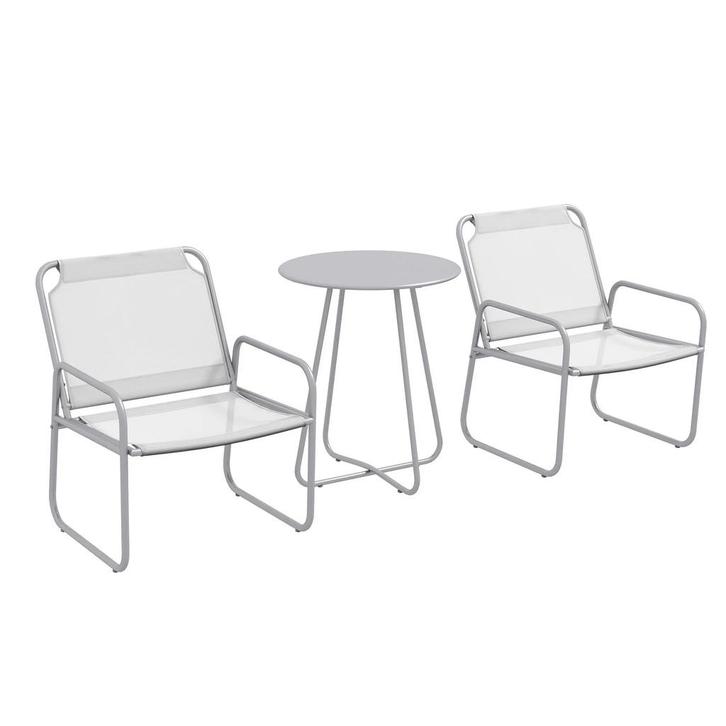 TRUUSK 3-delige Bistro-Set voor Balkon - 1 Tafel, 2 Stoelen, Tuin en Terras, Tuintafels, Nieuw, Verzenden