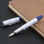 Vulpen pen schrijven papier Delfts blauw kantoor zakelijk, Nieuw, Verzenden