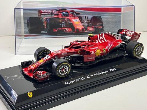 Ferrari - Kimi Räikkönen - 2018 - Modelauto op schaal 1/24, Verzamelen, Automerken, Motoren en Formule 1