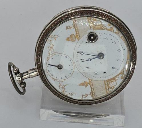 Schweiz - Prunkspindeluhr - Malerei Altar - Tagesdatum -, Sieraden, Tassen en Uiterlijk, Horloges | Heren